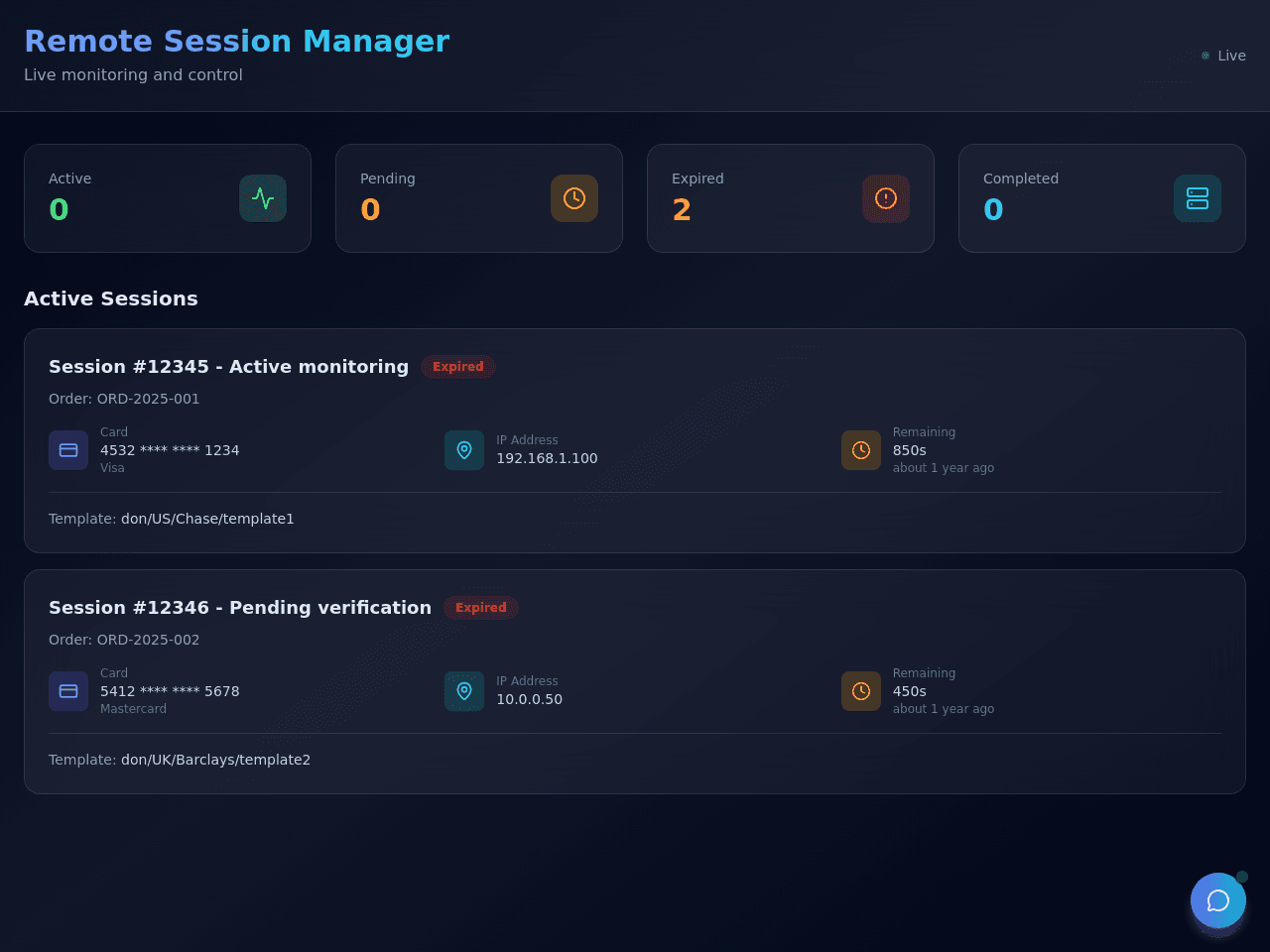 Order Tracker Dashboard