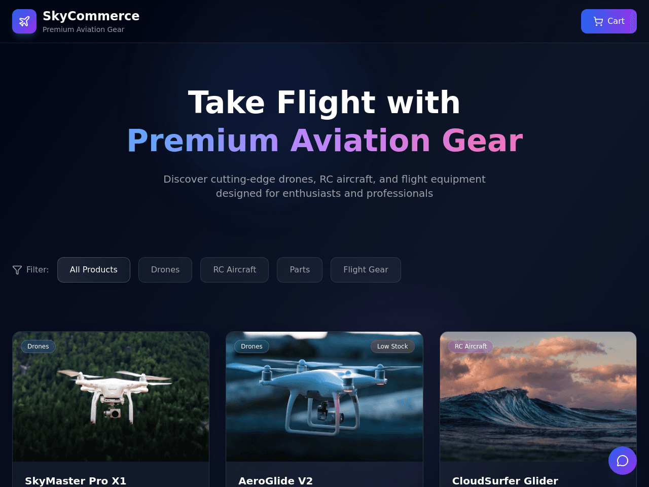 Aero Shop Portal