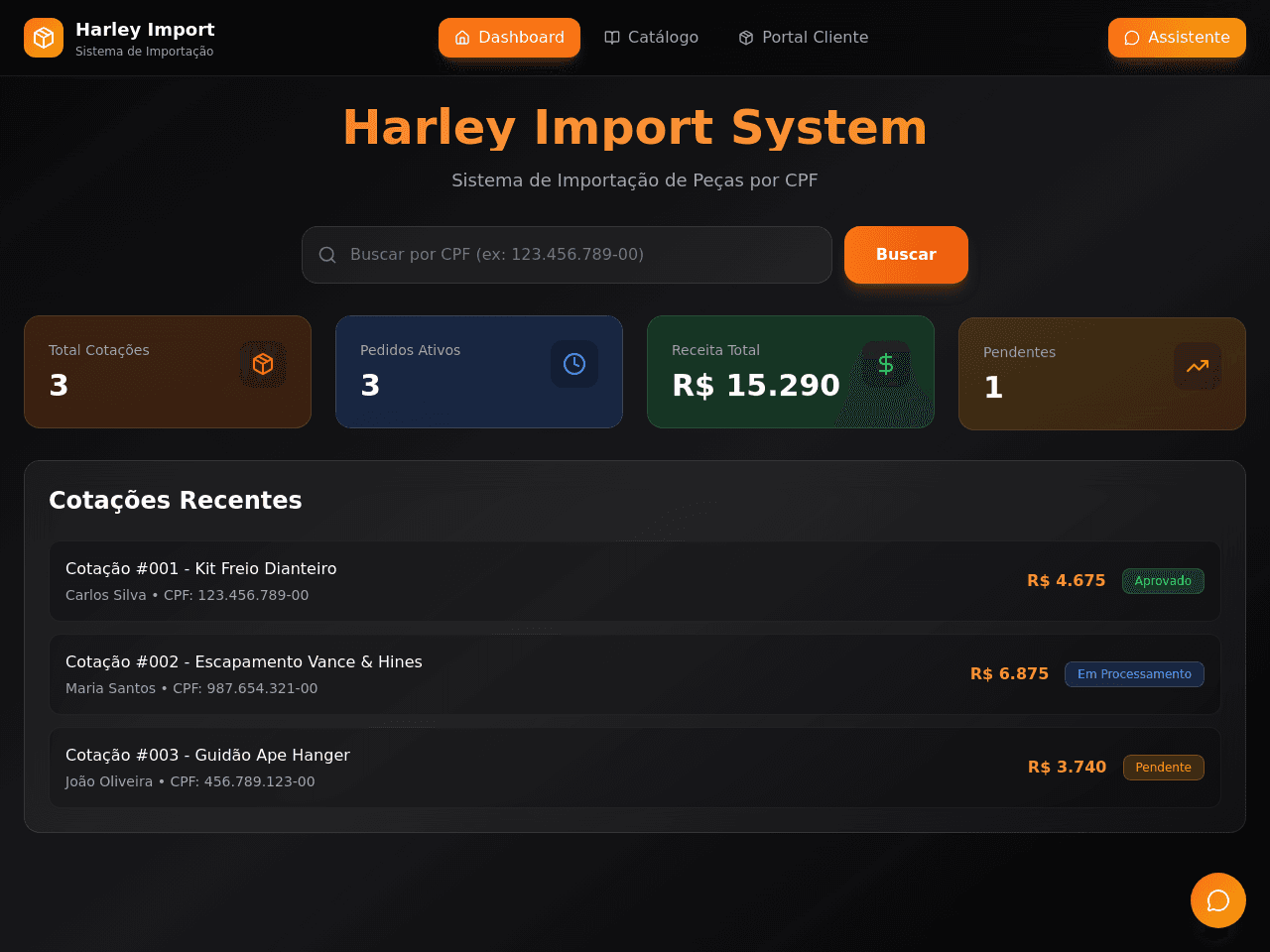 Moto Parts Portal