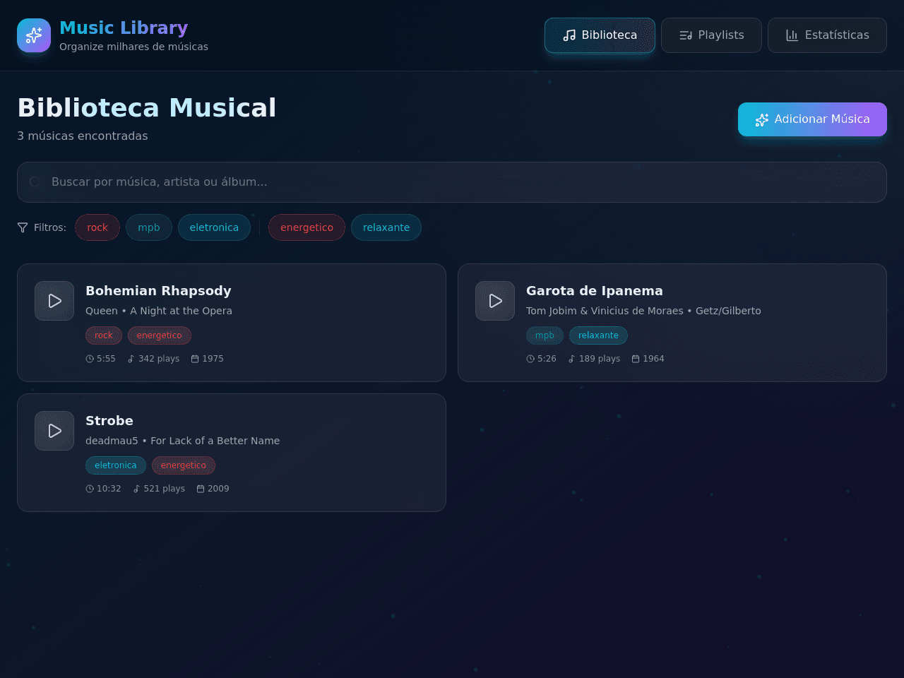 Melody Organizer
