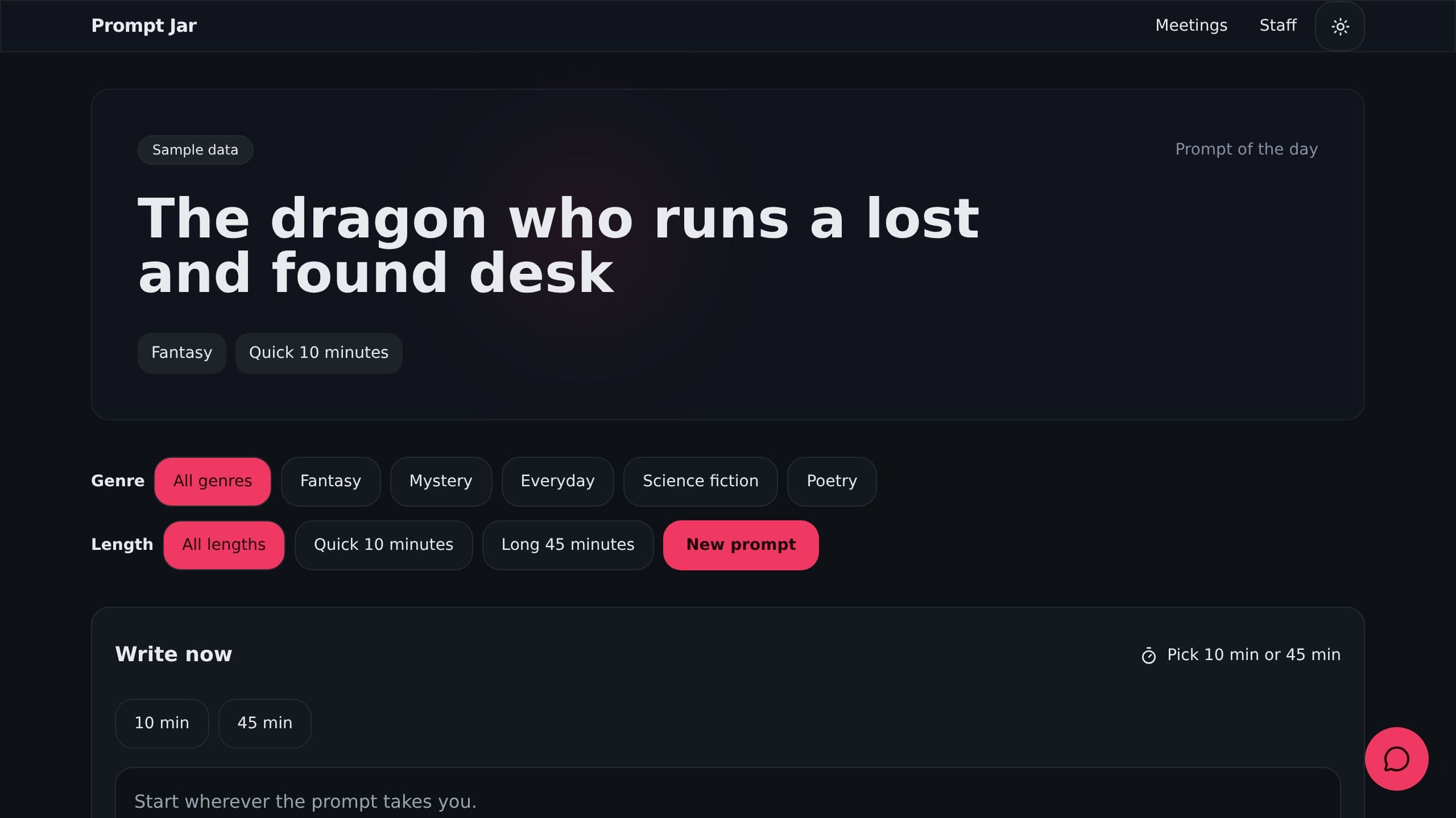 Prompt Jar preview