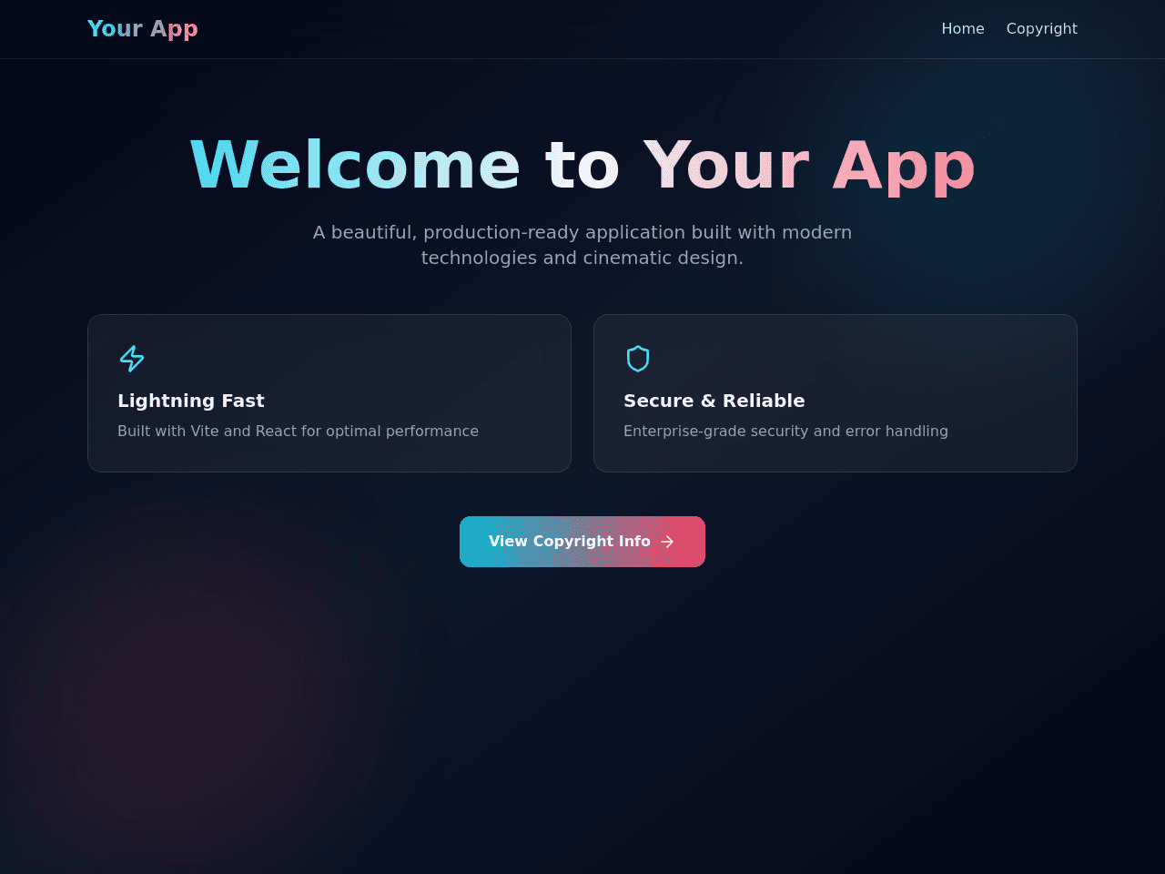 Copyright Page Builder