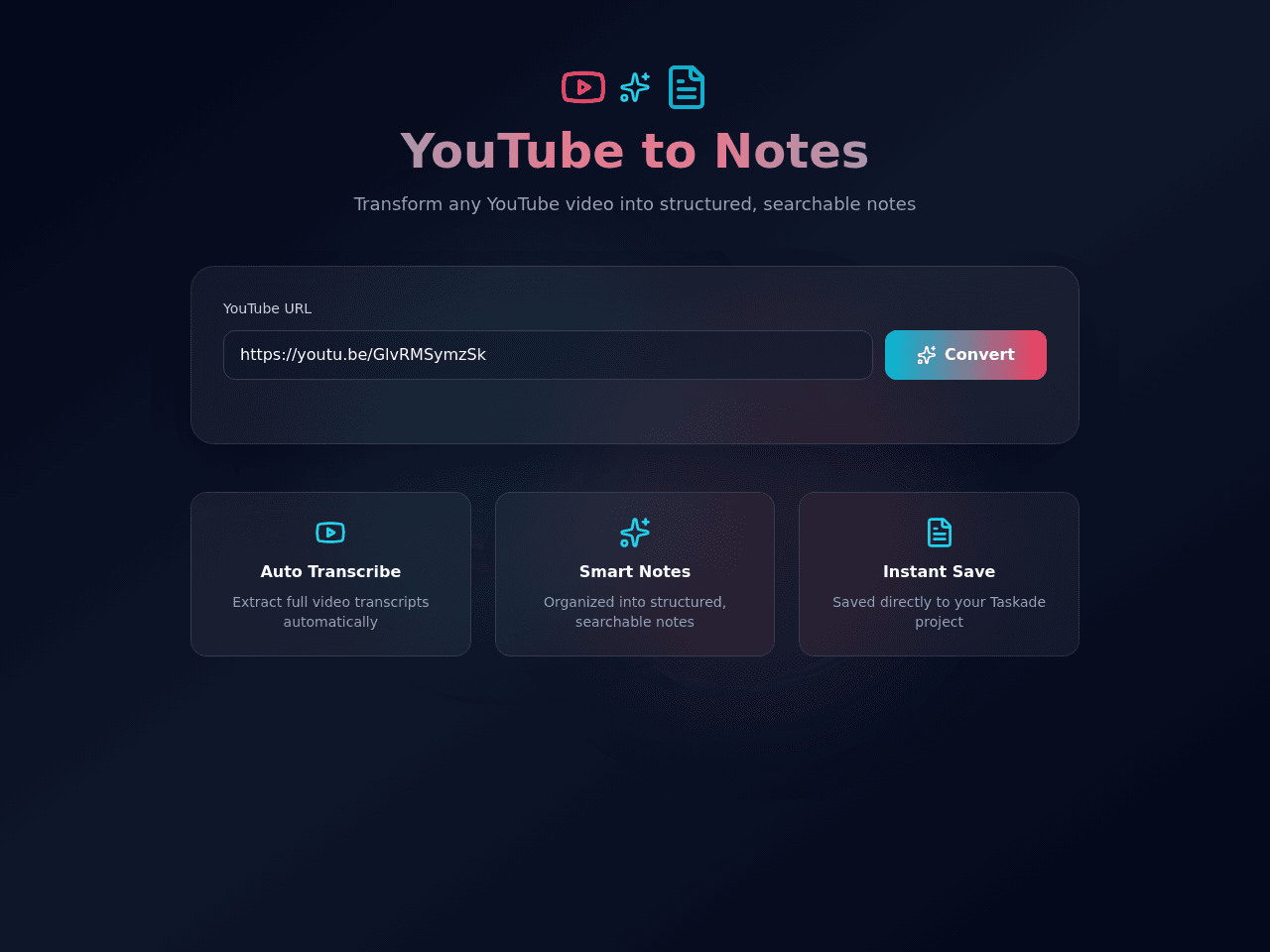 Video Note Converter
