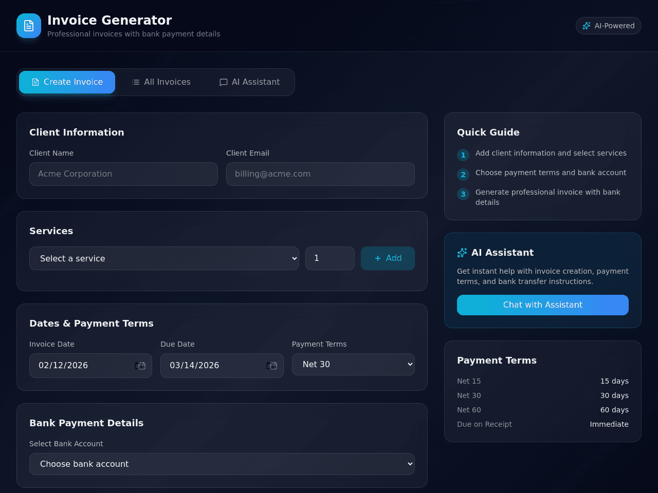 Invoice Flow Studio