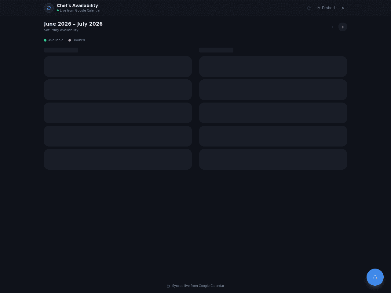 Schedule View Portal
