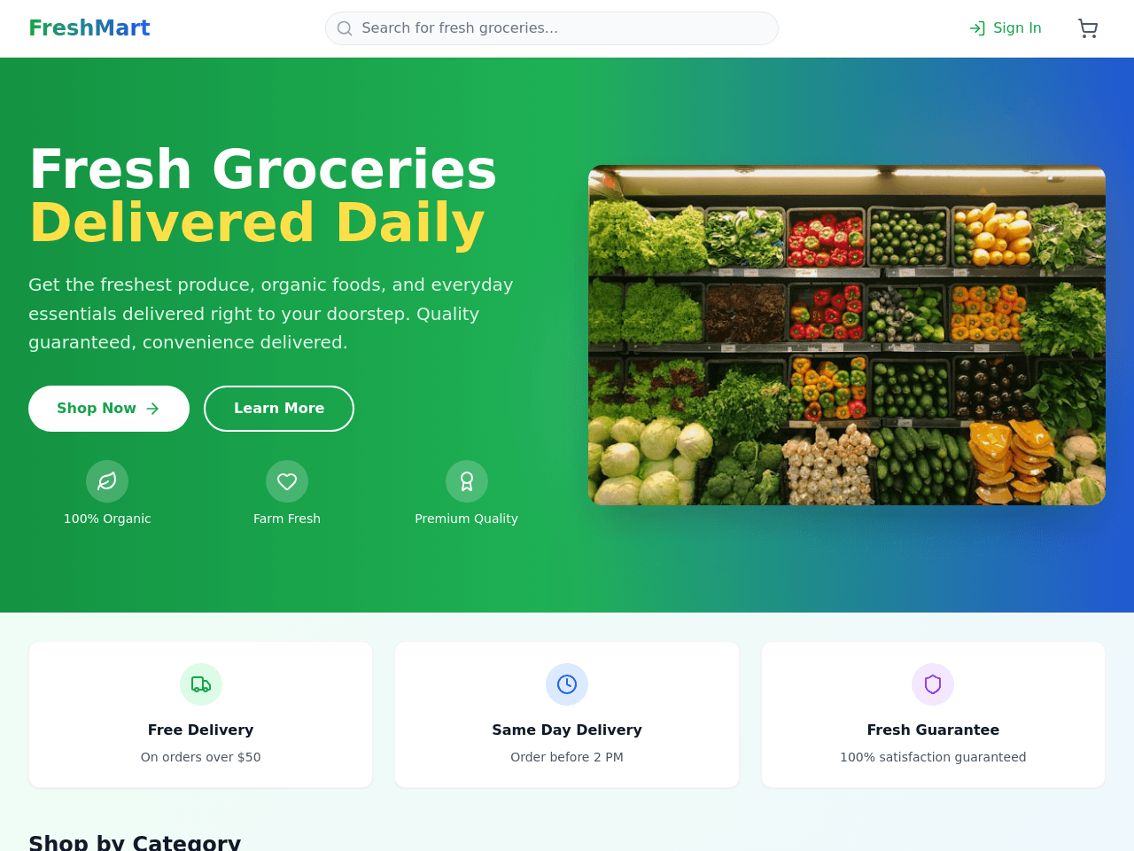 Grocery Online Shop