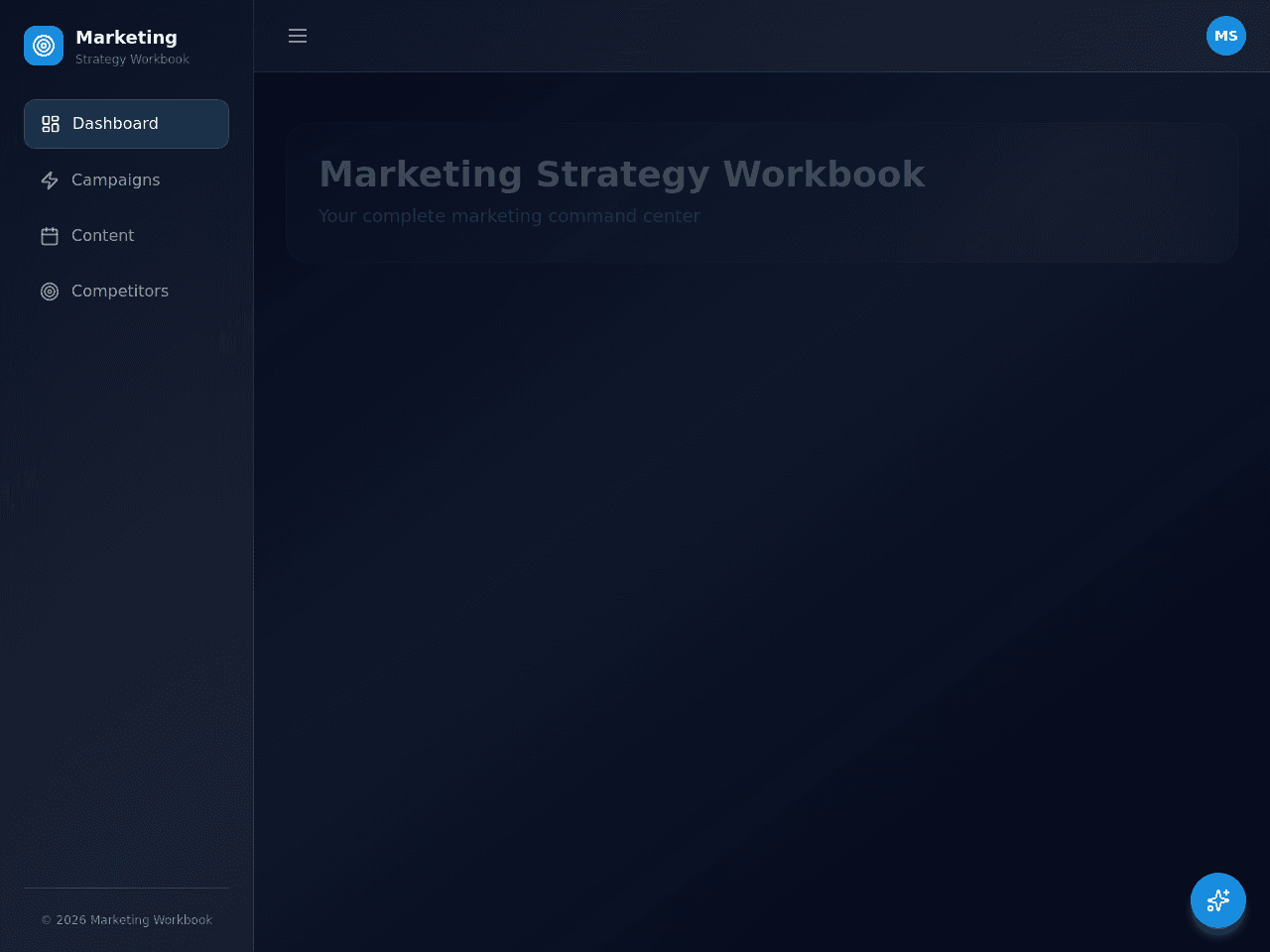 Strategy Workbook Studio