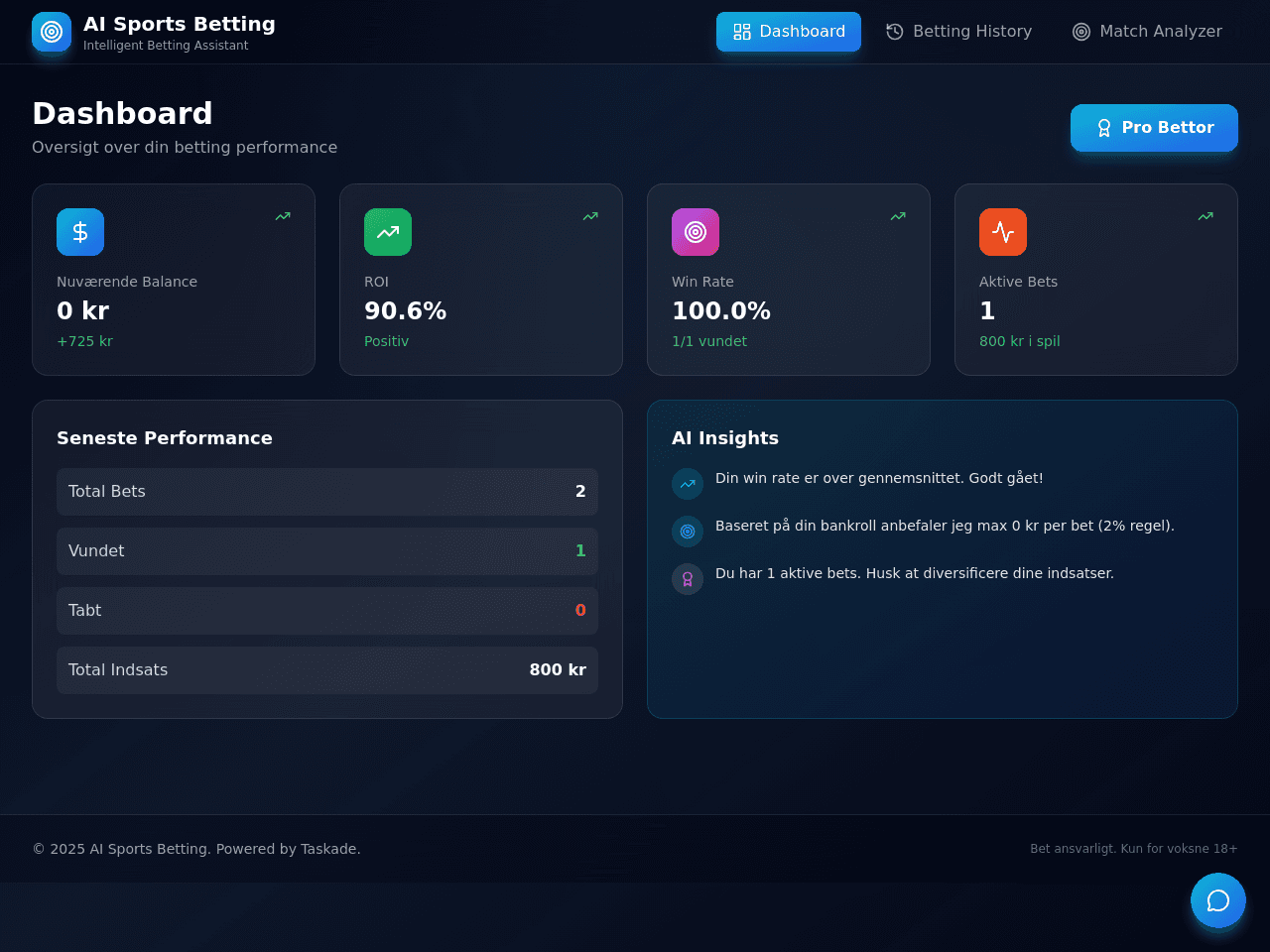 Odds Insight Dashboard