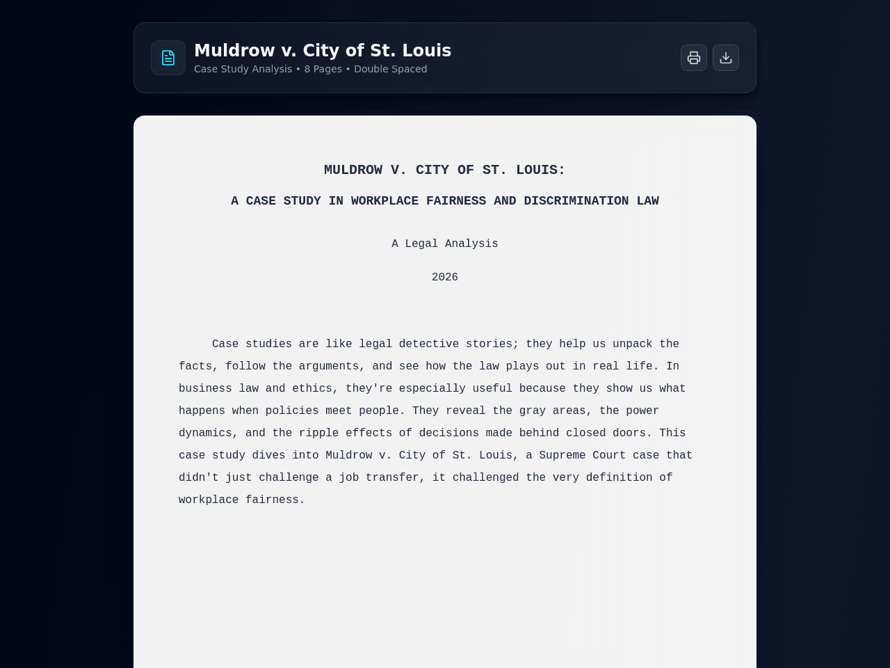 Case Study Portal