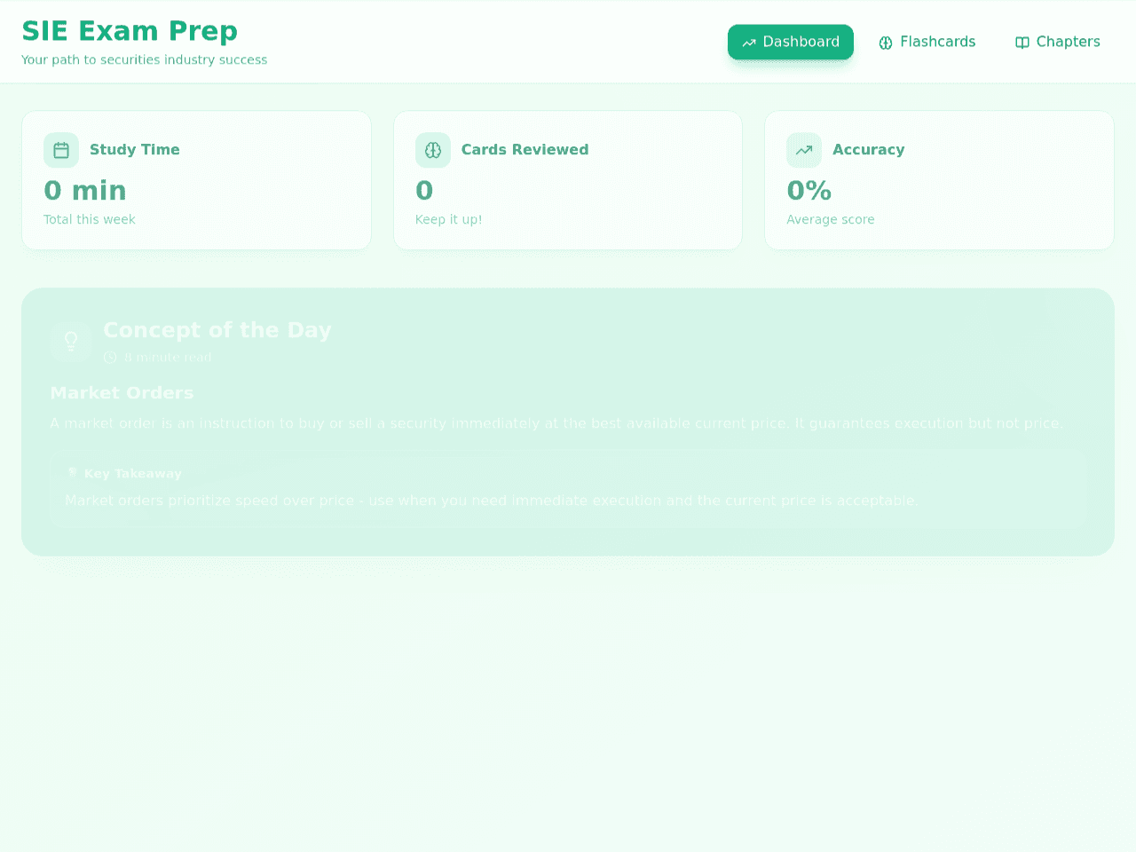 SIE Study Portal