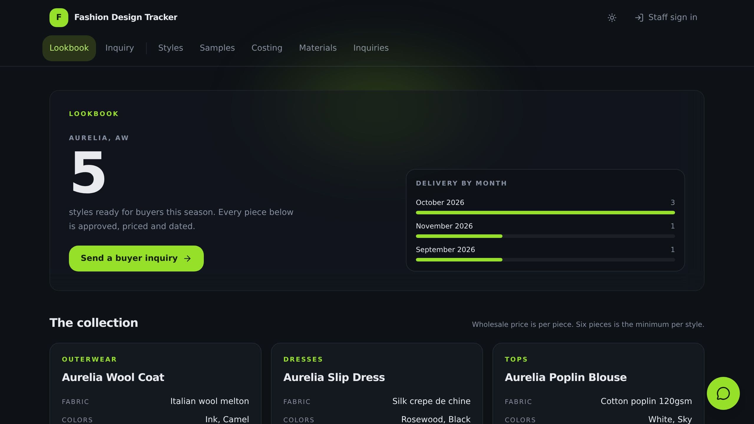 Fashion Design Tracker preview