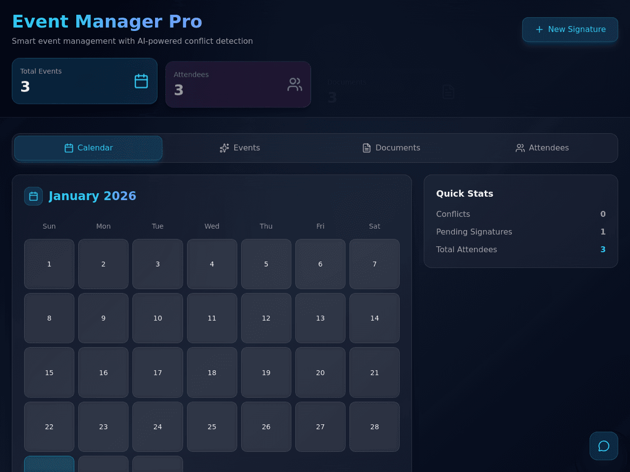 Event Manager Pro