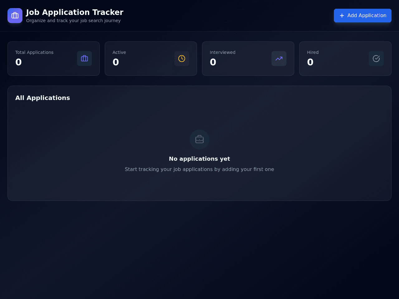 Job Tracker Table