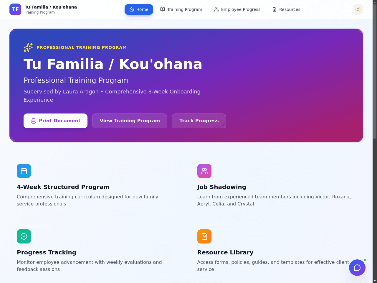 Genesis Training Portal