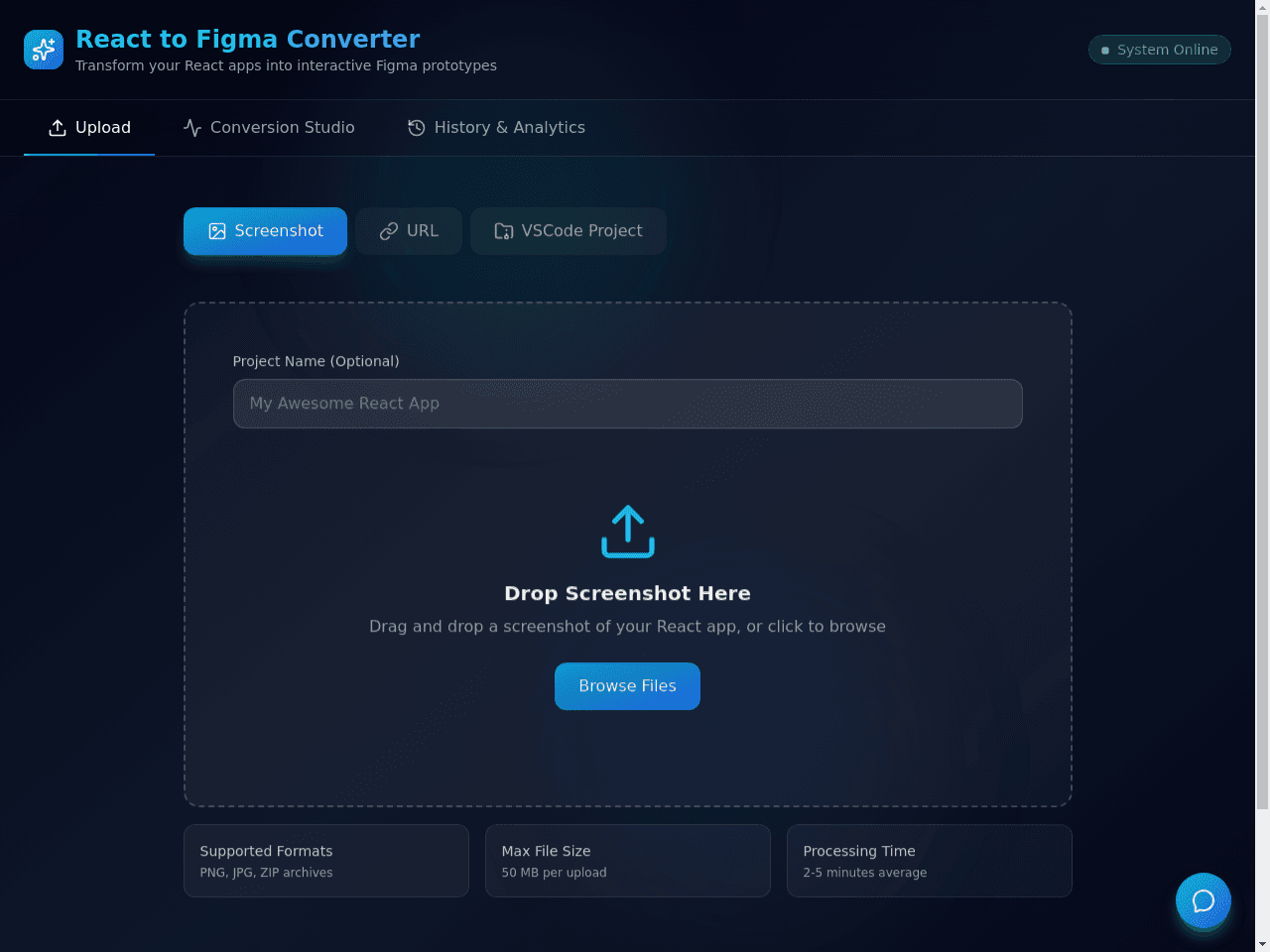 React to Figma Portal
