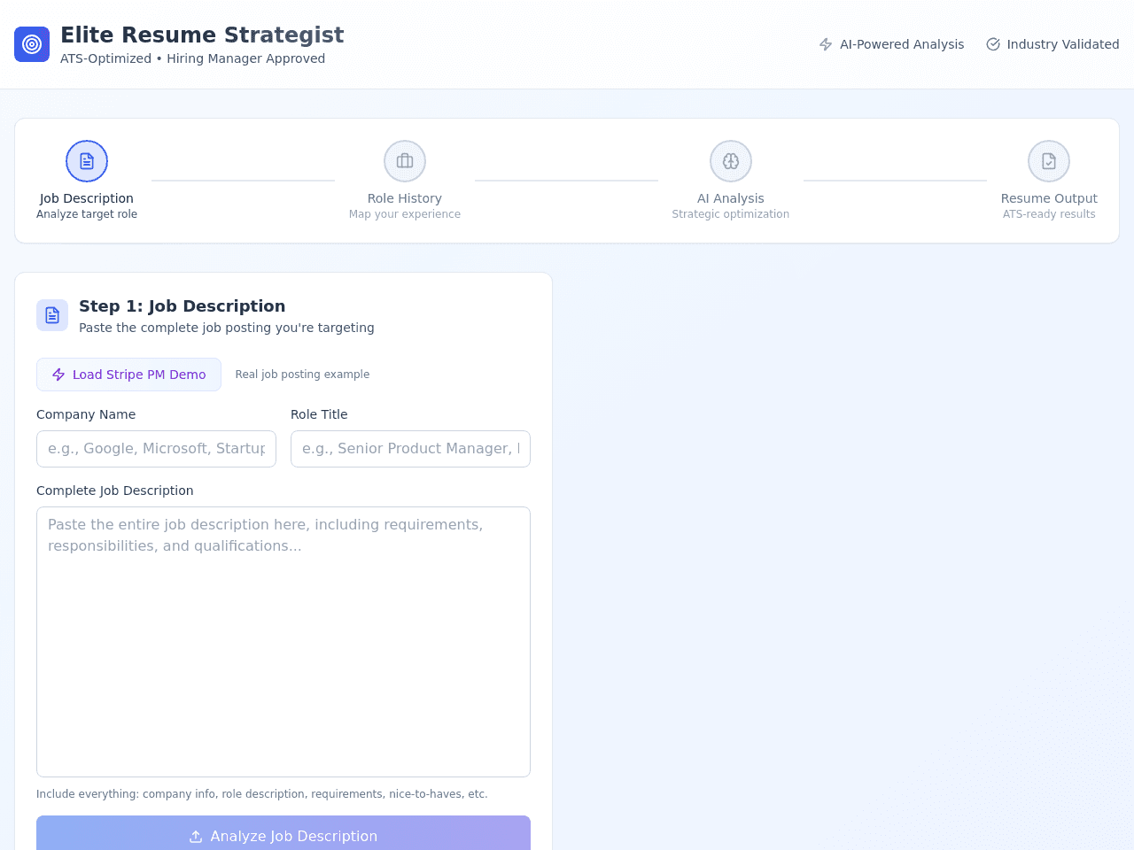 Elite Resume Builder