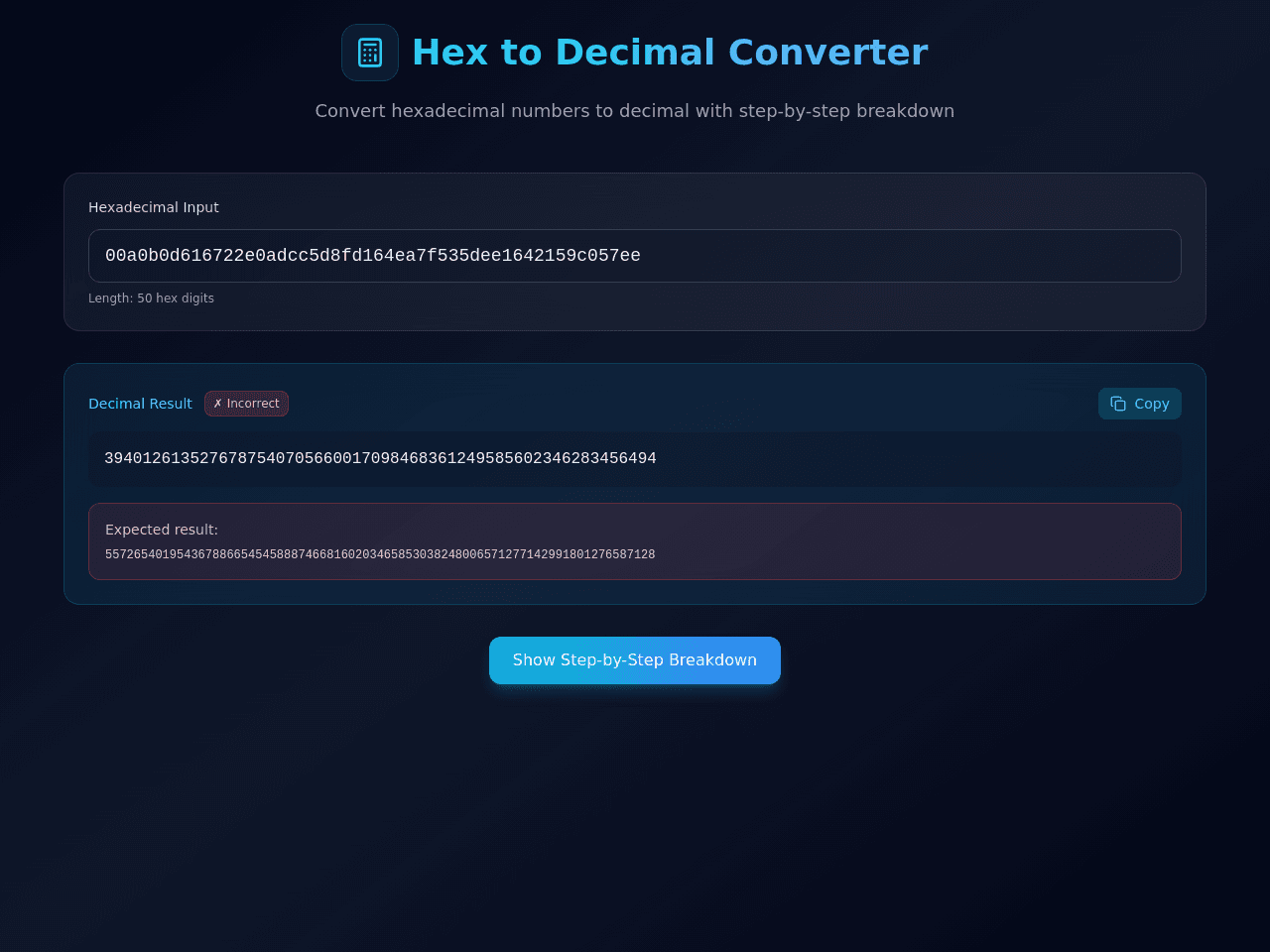 Hexadecimal Explorer