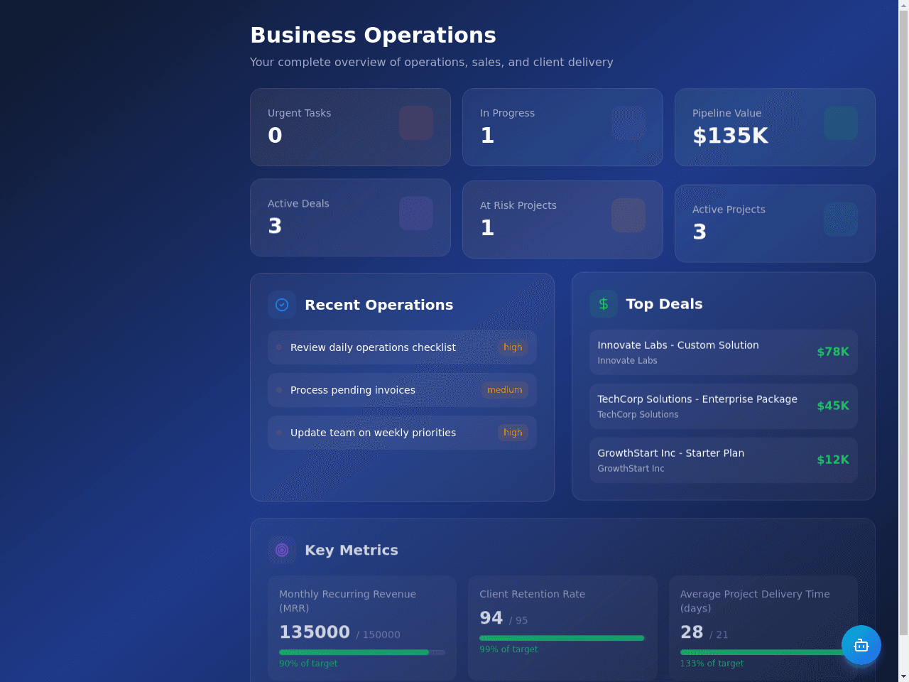 Operations Flow Manager