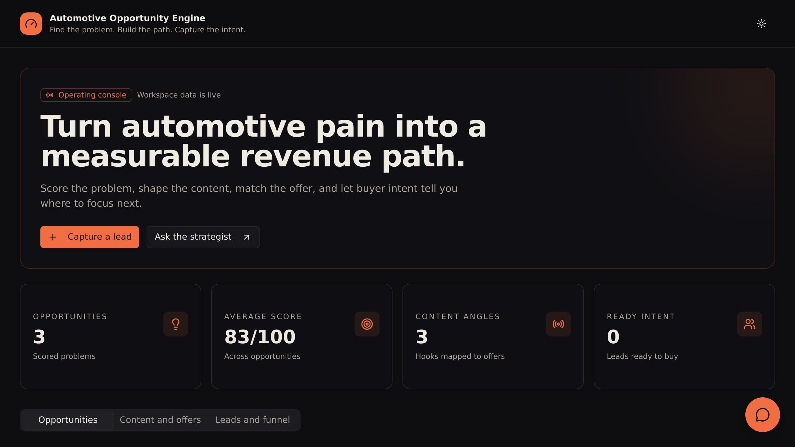 Opportunity Tracker