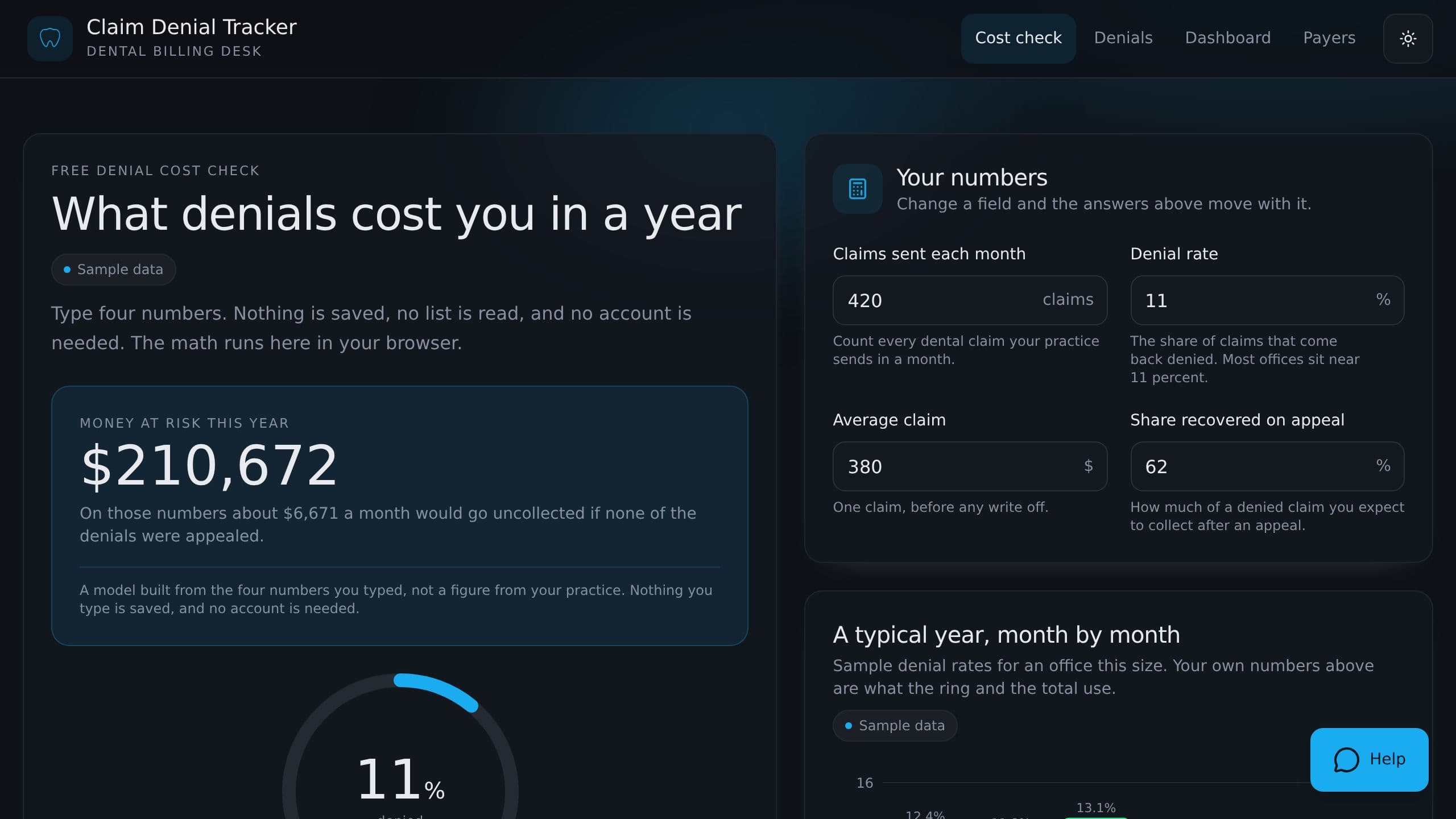 Claim Denial Tracker preview