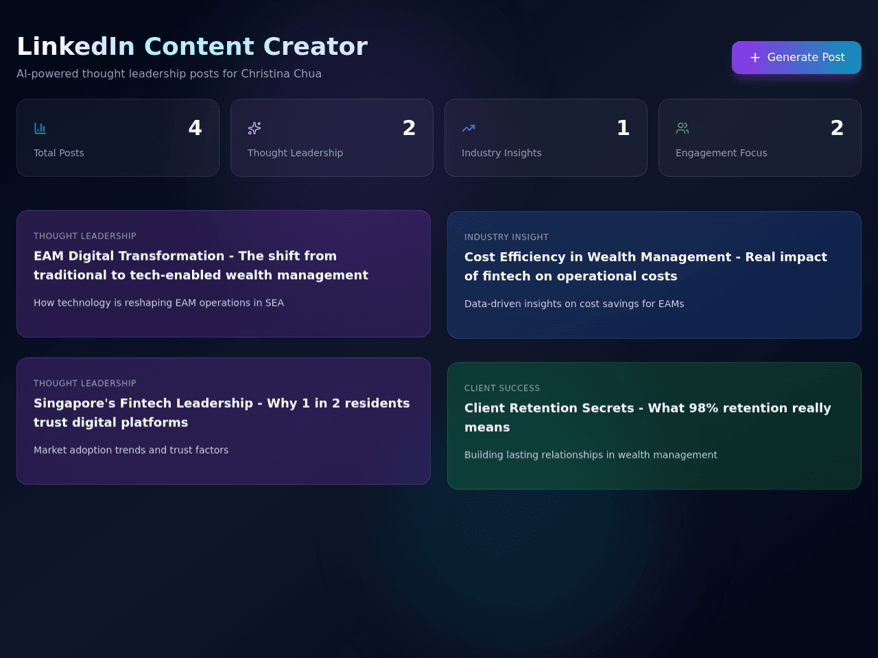 Thought Leader Portal