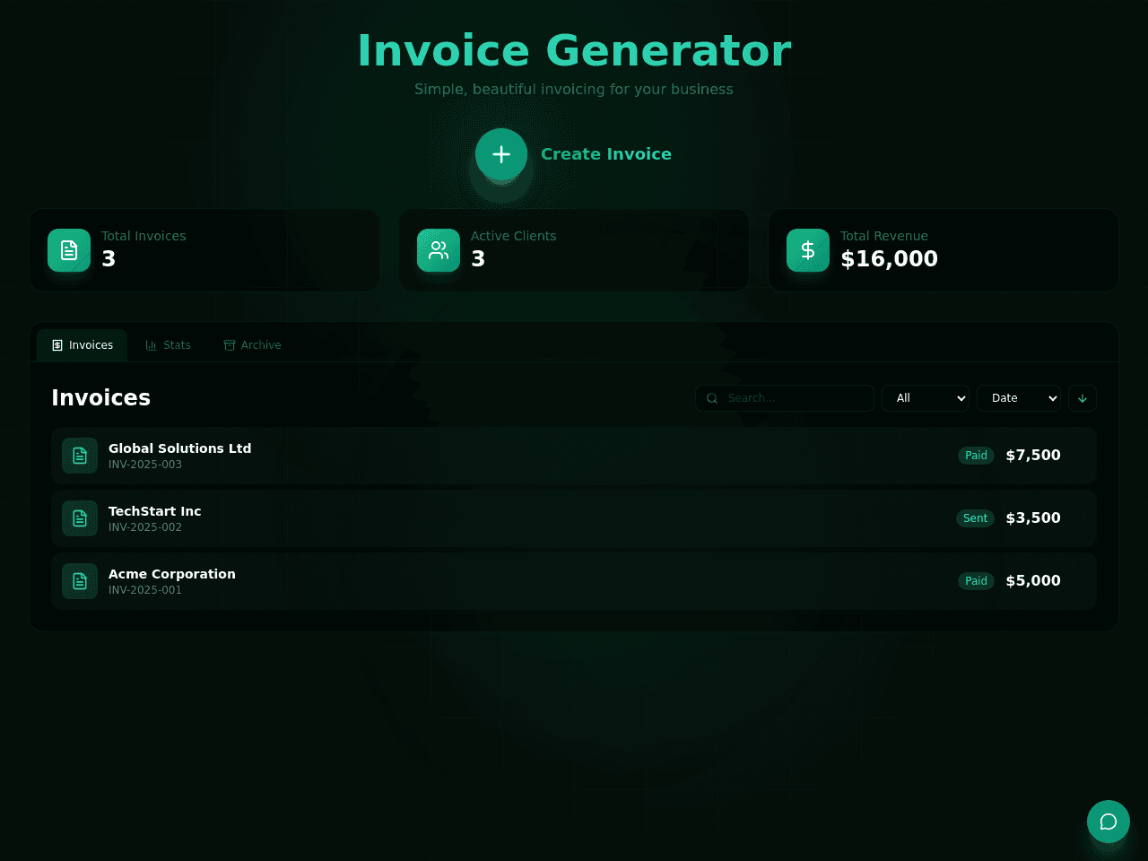 Invoice Generator