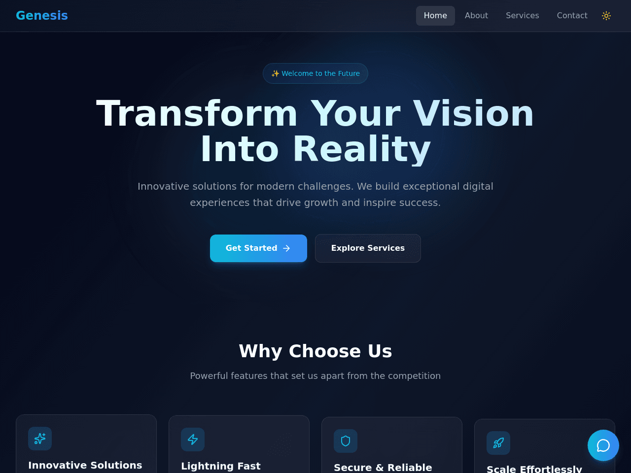 Website Builder Flow