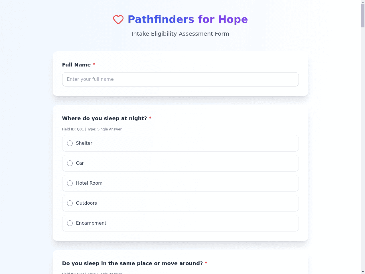 Pathfinder Assessment Portal