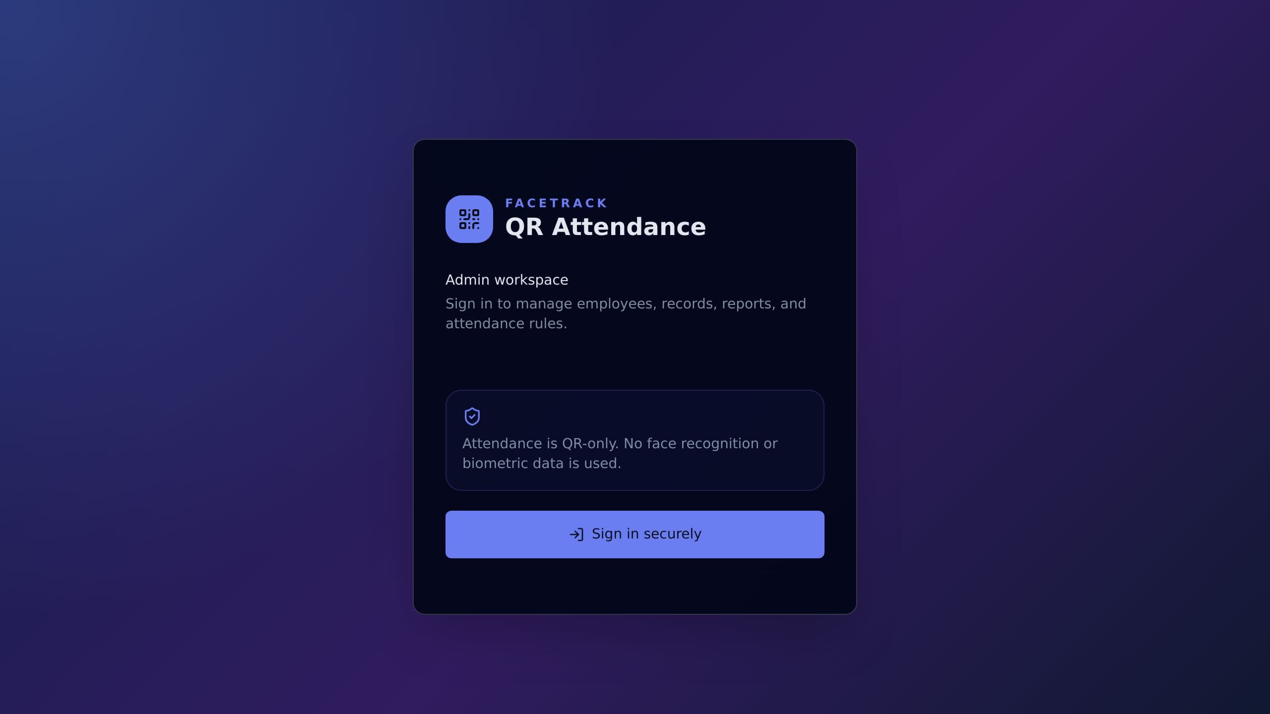 QR Attendance Tracker