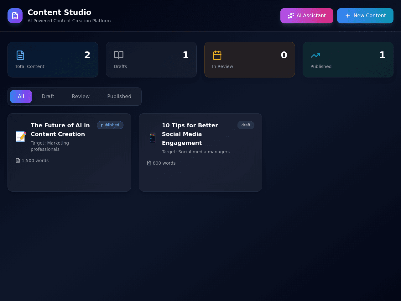 Content Strategy Studio