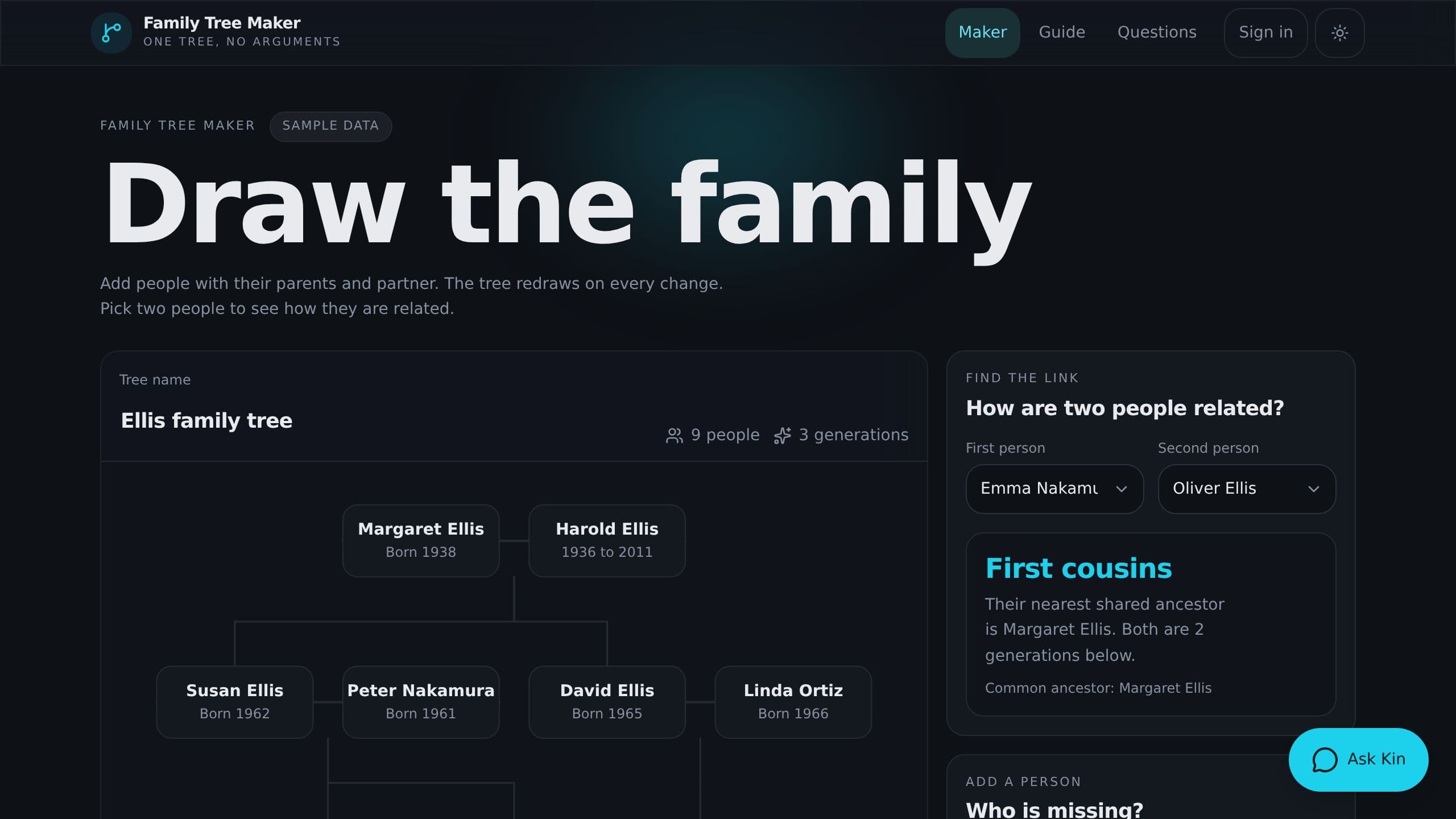 Family Tree Maker preview