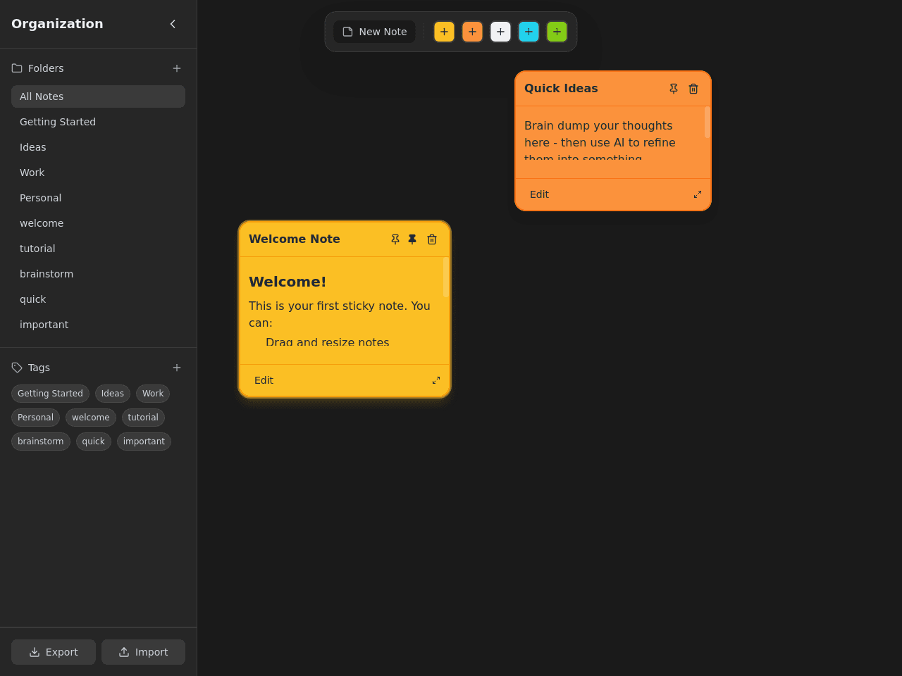 Sticky Note Refiner