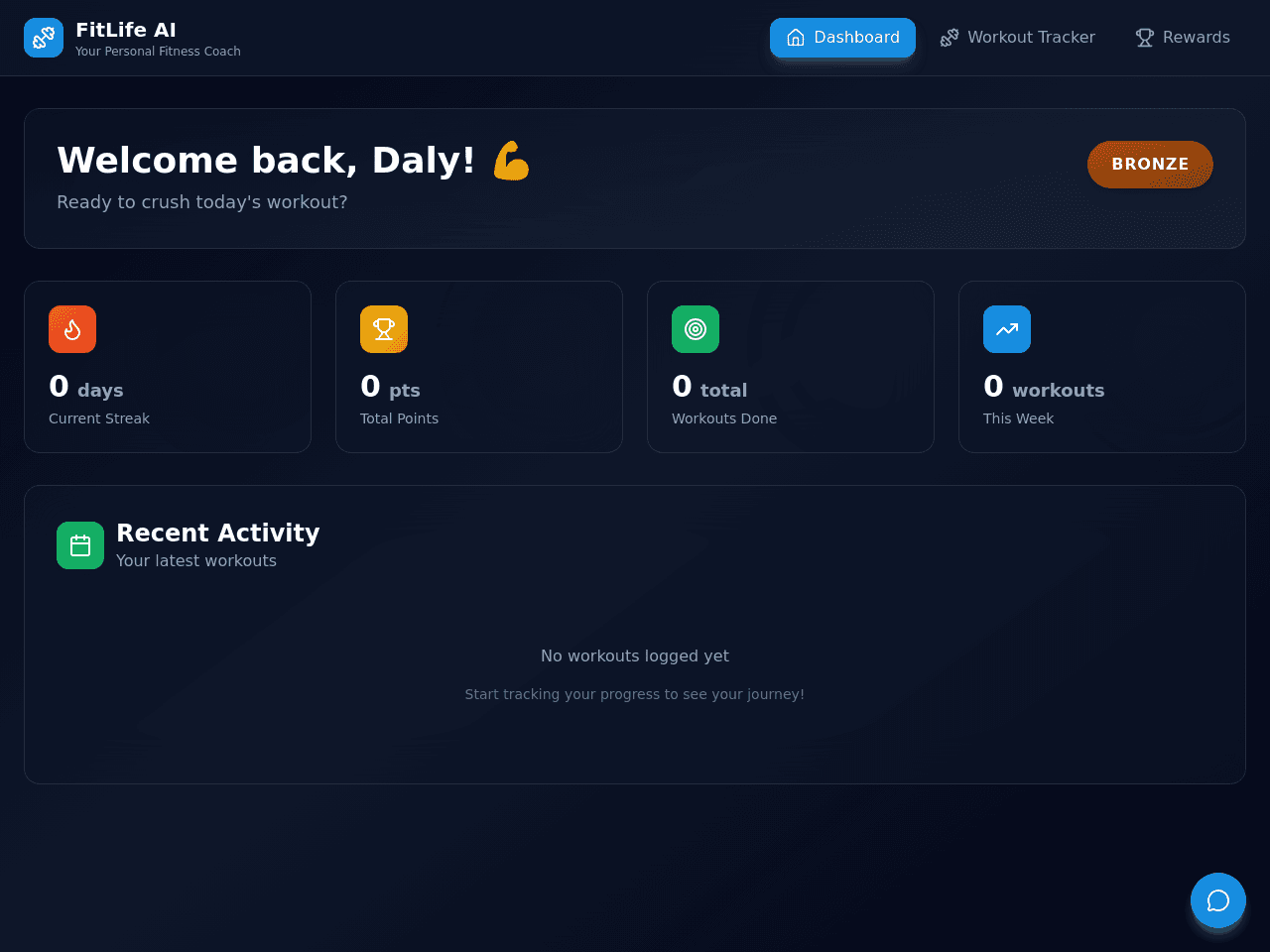 Fitness Blueprint Tracker