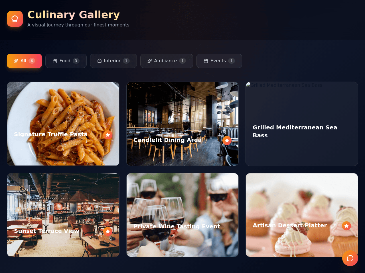 Restaurant Gallery Portal