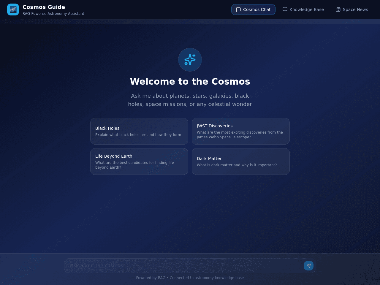Cosmic Chat Portal