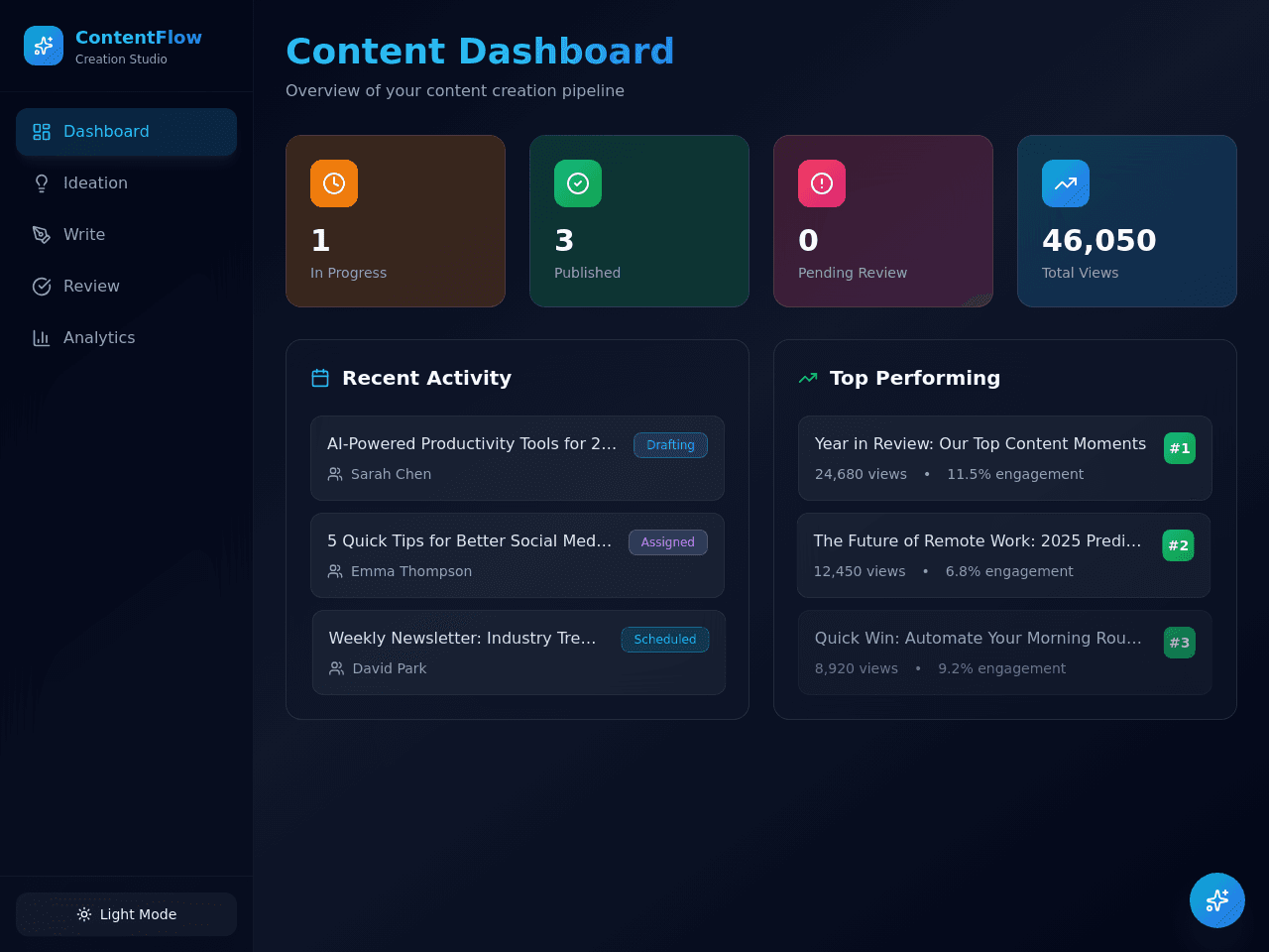 Content Flow Studio