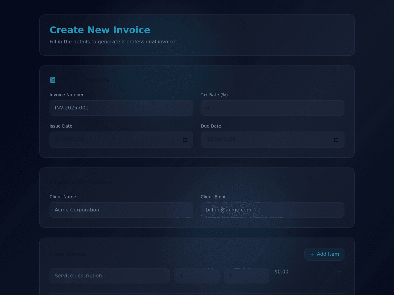 Invoice Portal