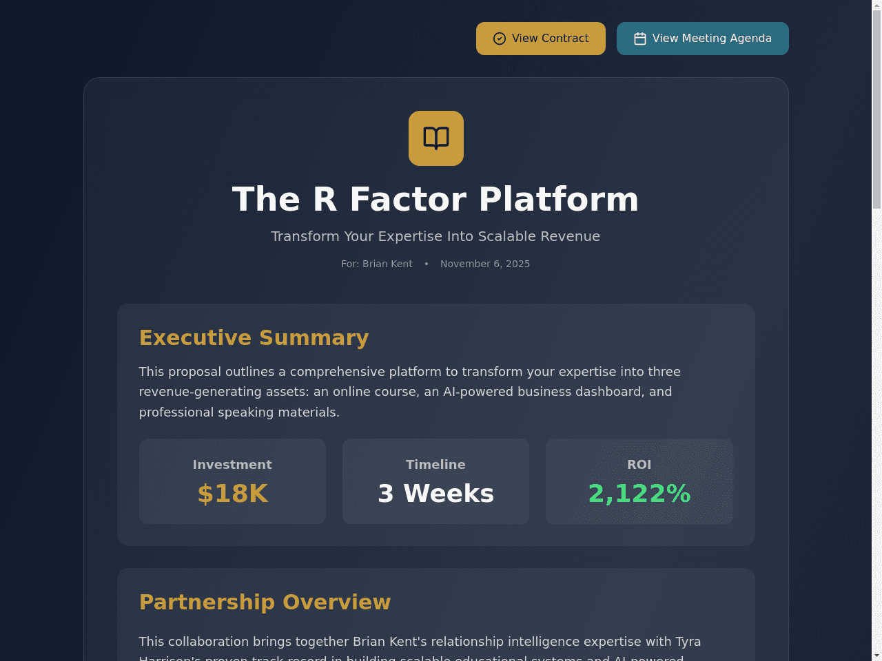 AI Maximizer Dashboard