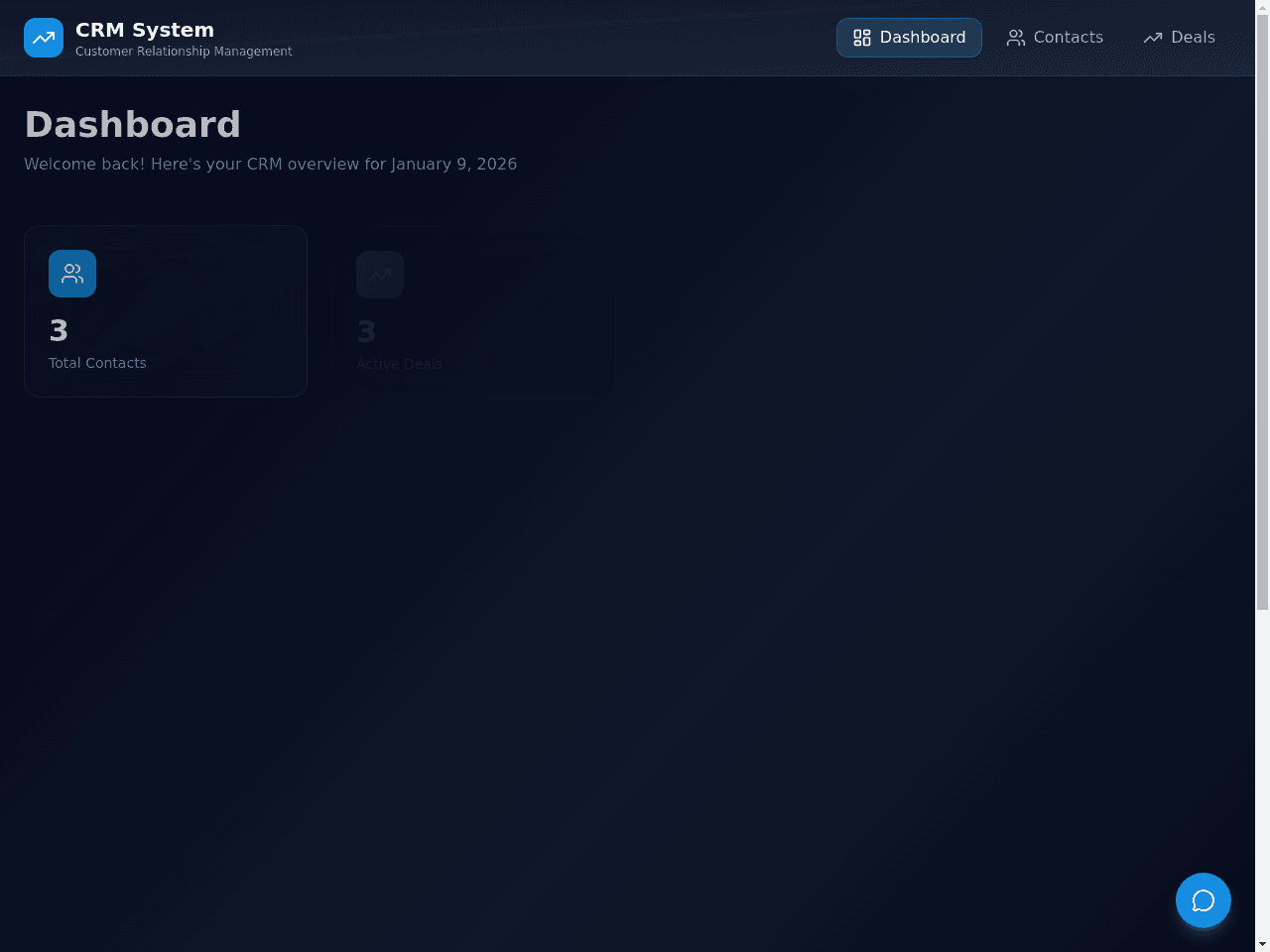Contact Dashboard