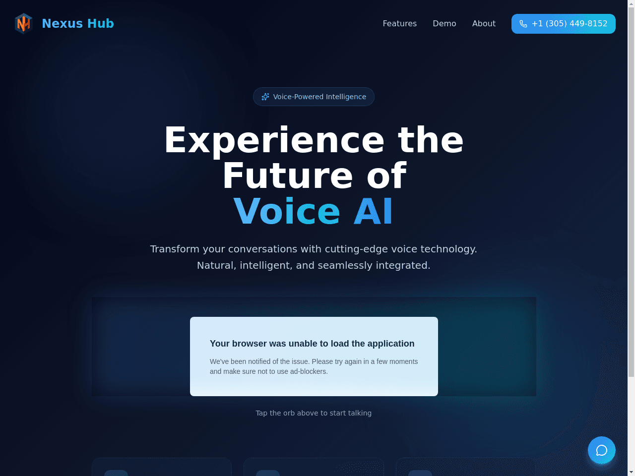Landing Page Nexus