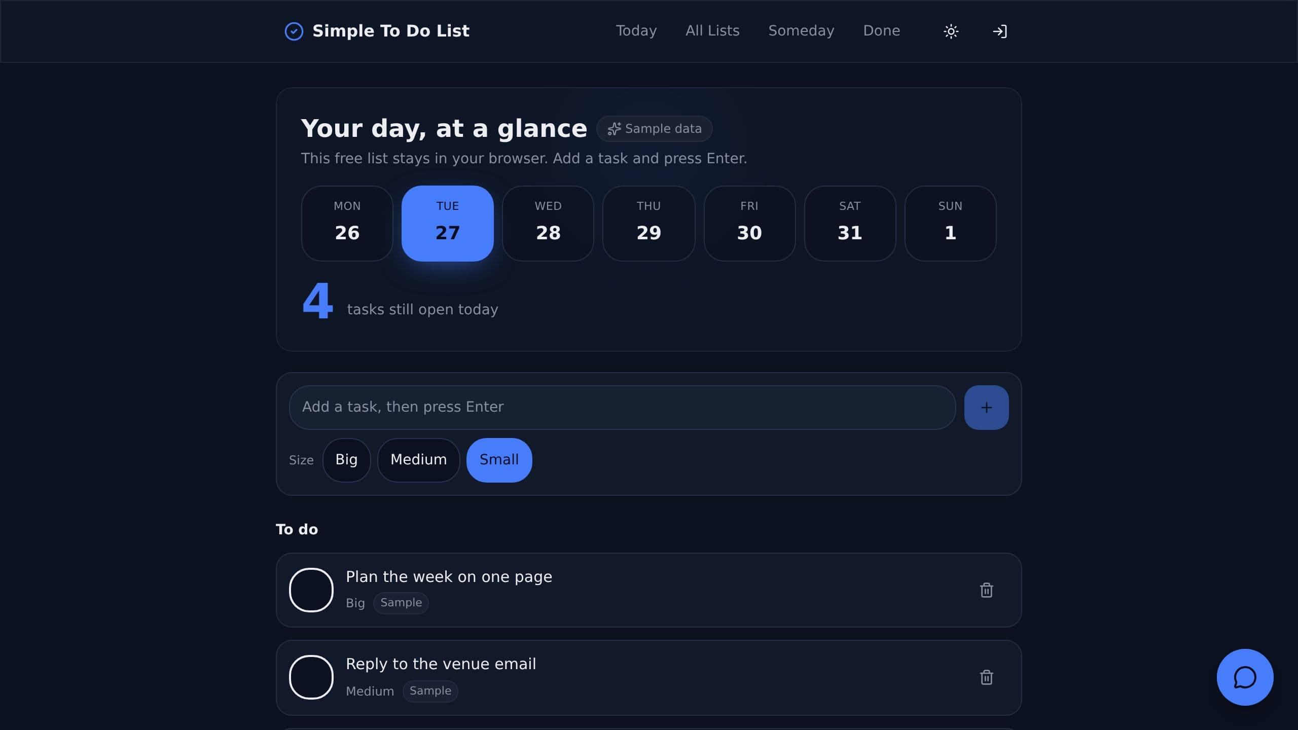 Simple To Do List preview