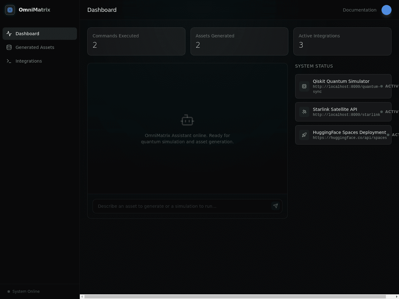 OmniMatrix Dashboard