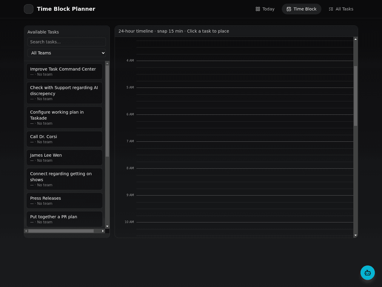 Action Planner Dashboard