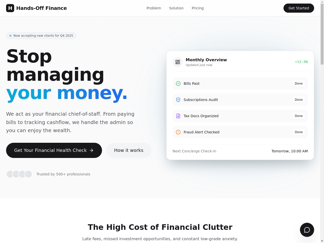 Conversion Page Portal