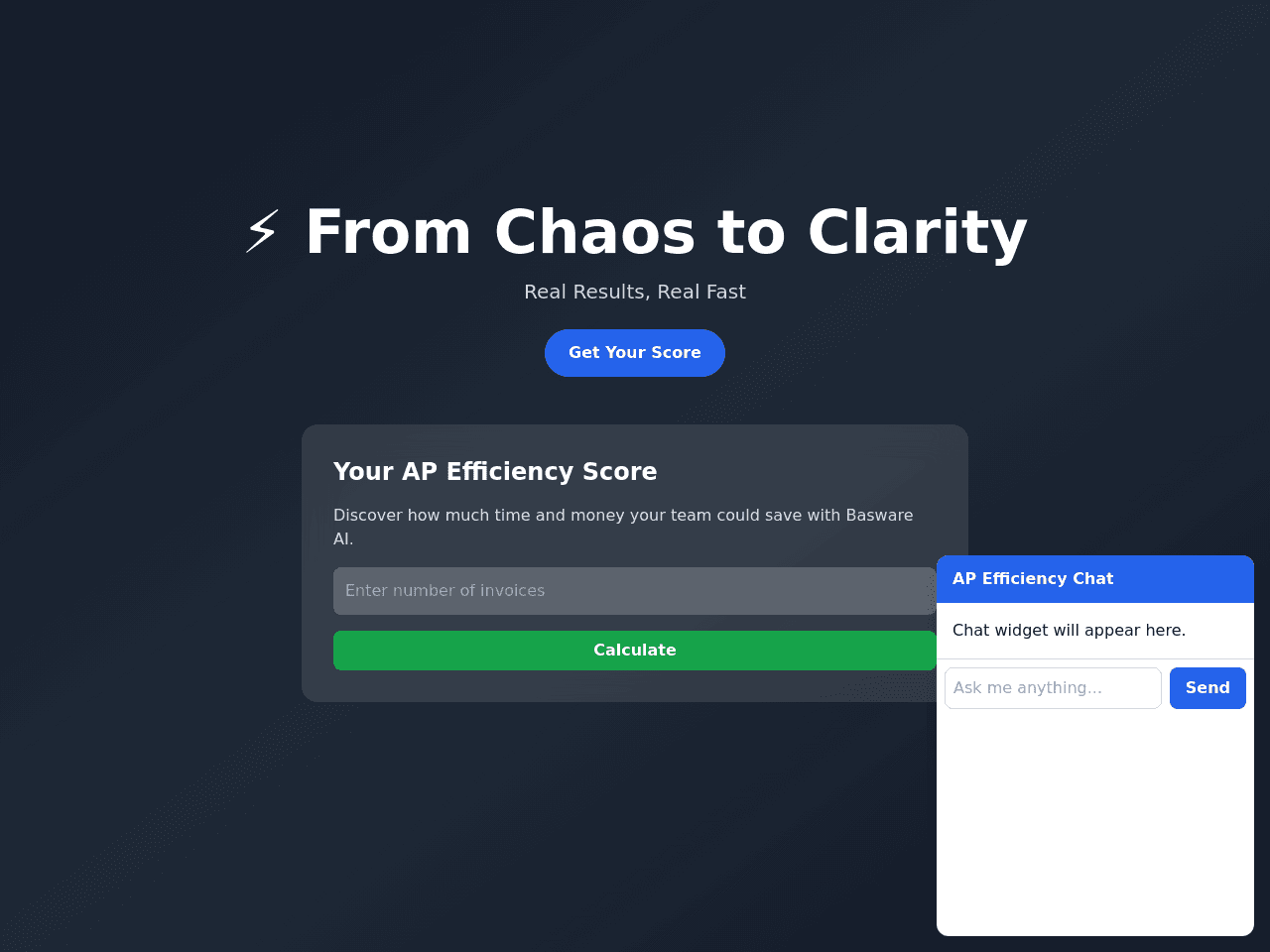 Invoice Clarity Dashboard