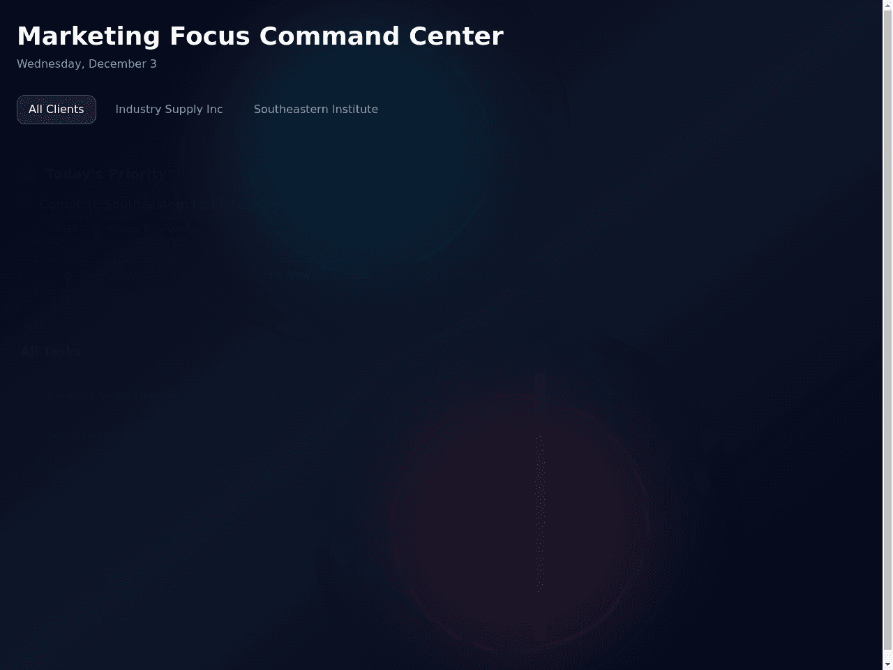 Project Focus Board