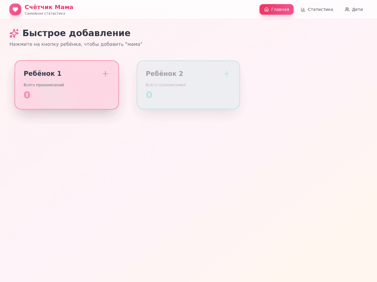 Mama Count Dashboard