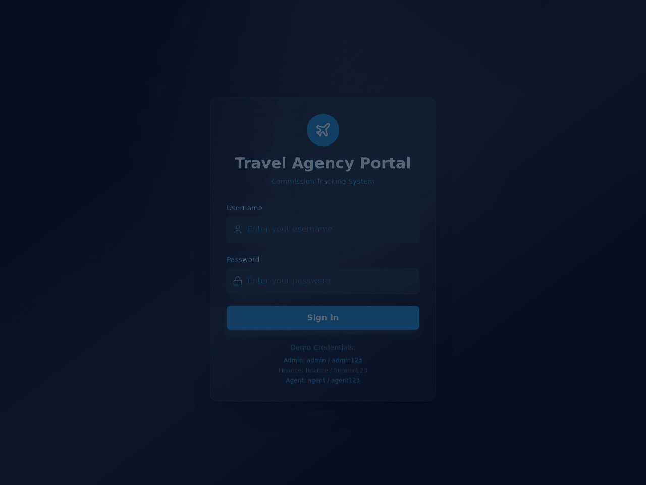 Commission Tracker Portal