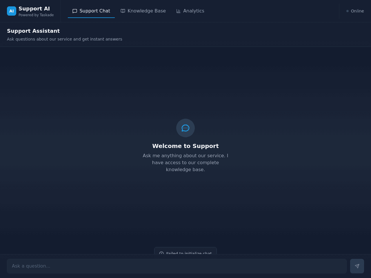 Support Agent Portal