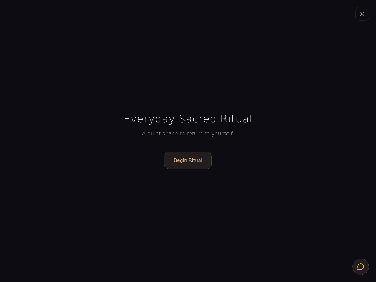 Sacred Ritual Guide
